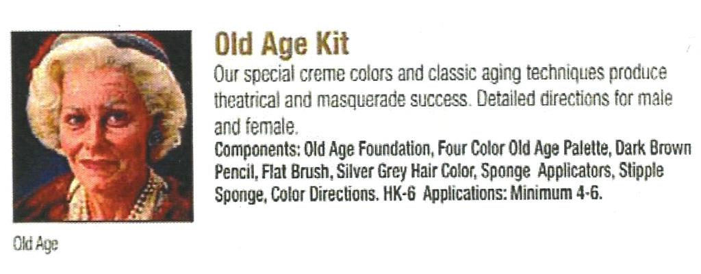 Ben Nye - Old Age Kit