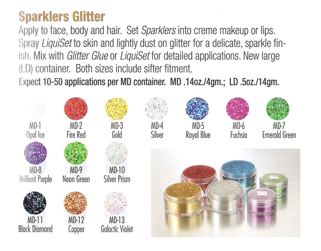 Ben Nye - Sparklers Glitter