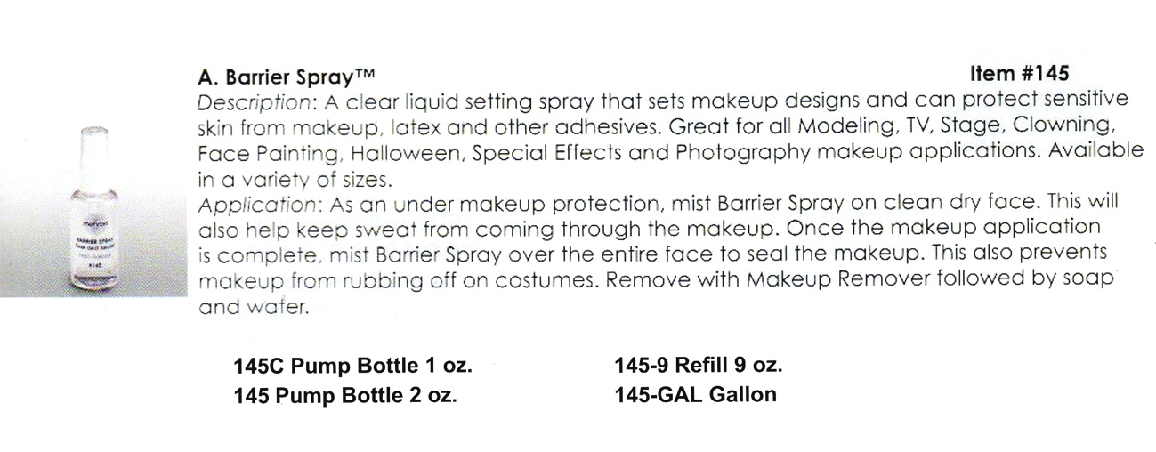 Mehron - Barrier Spray