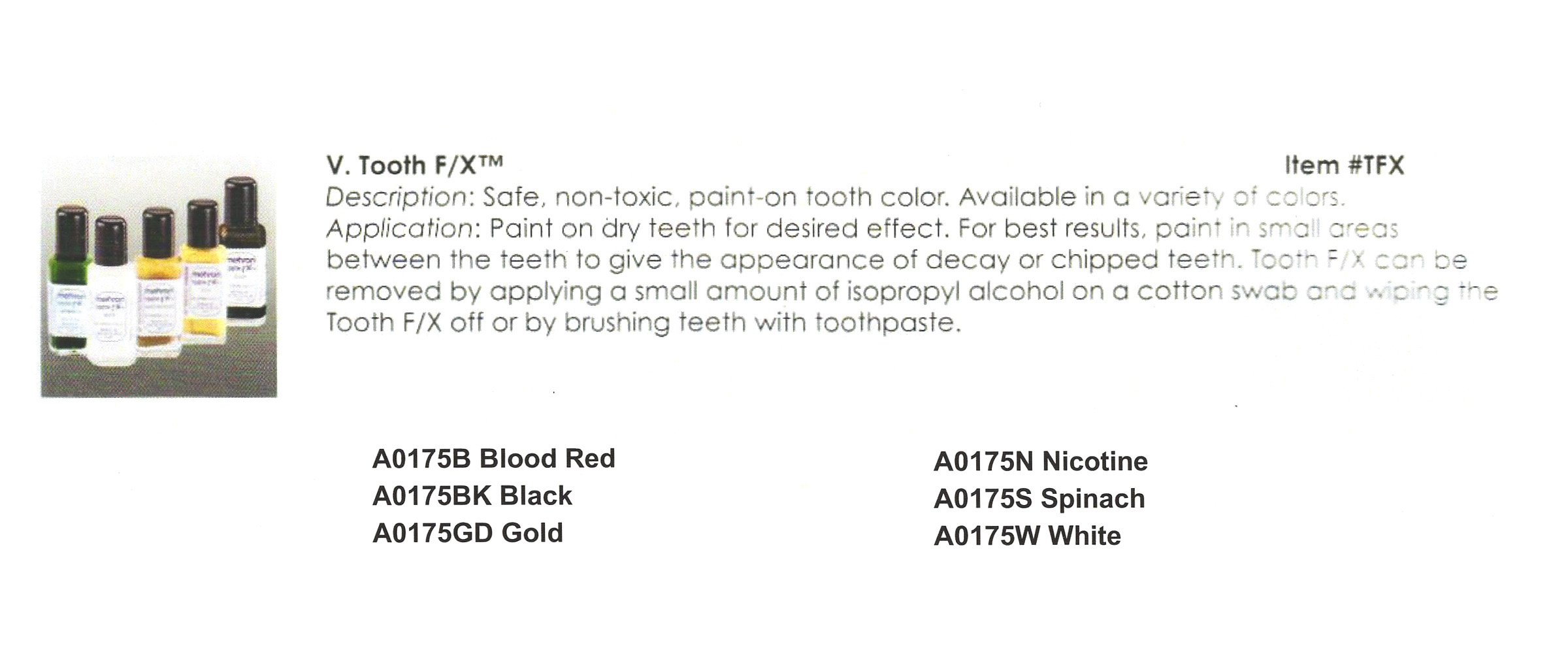 Mehron - Tooth FX