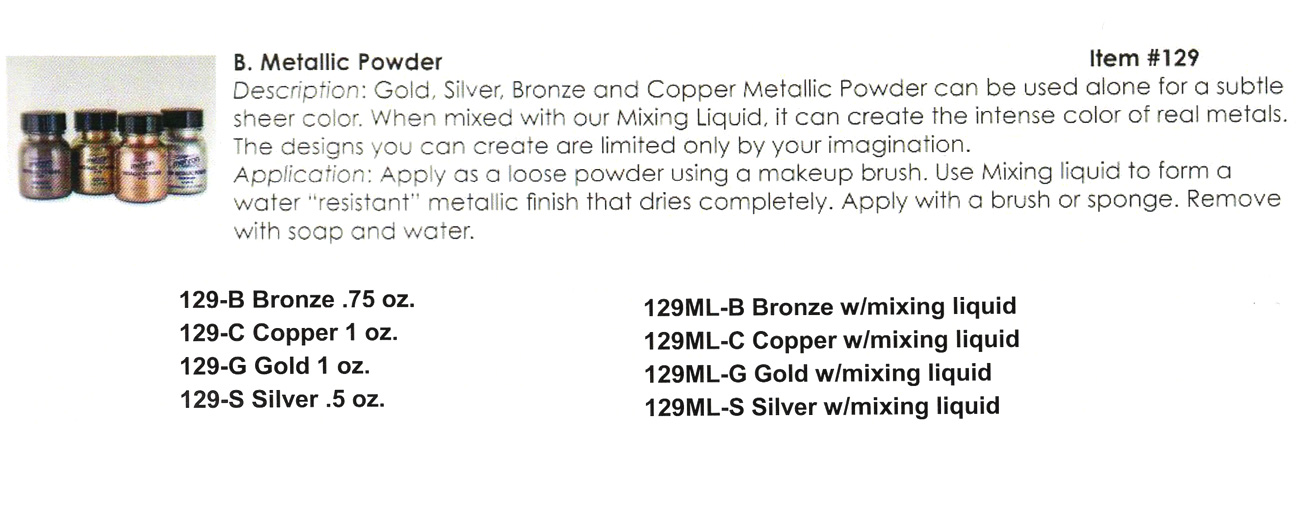 Mehron - Metallic Powder