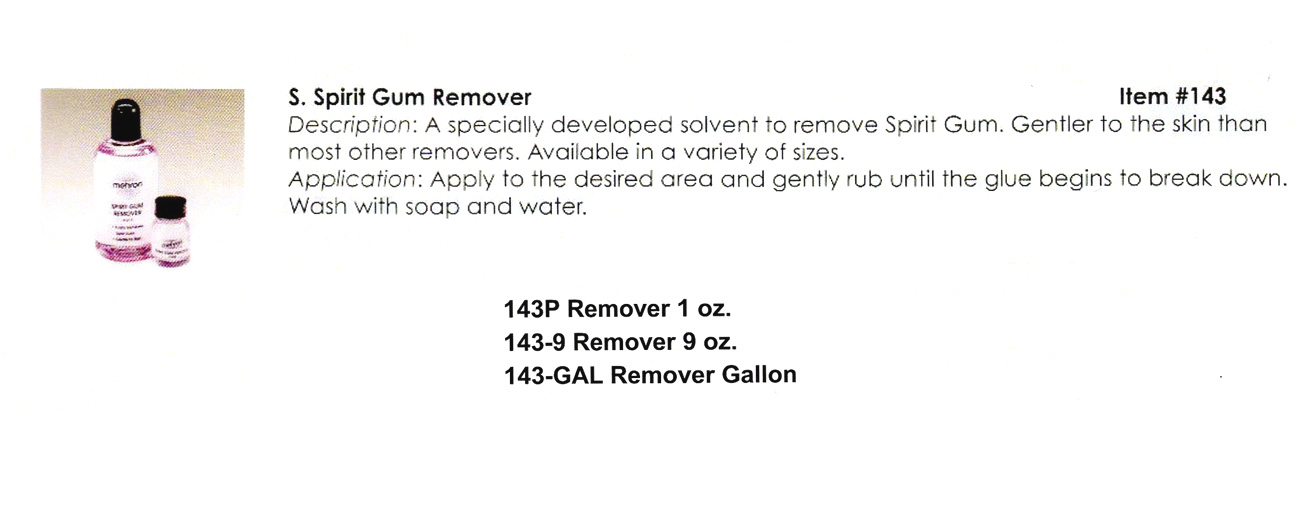 Mehron - Spirit Gum Remover